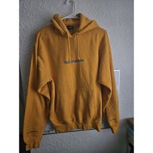You Matter by Demetrius Harmon Men’s Yellow Logo Fleece Hoodie Pockets Sz S